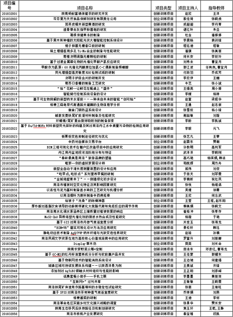 大创项目申报书